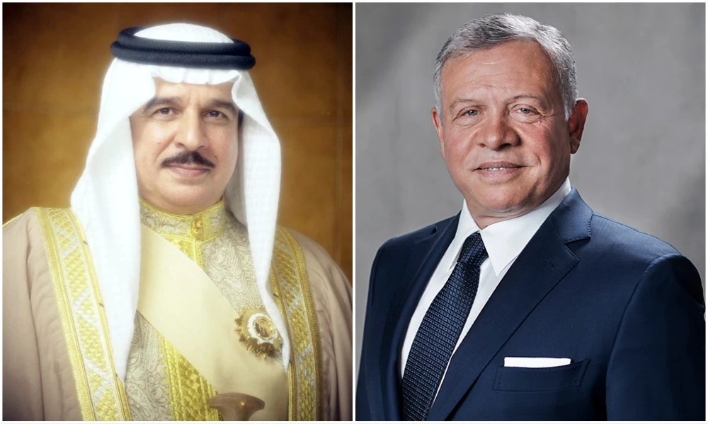 ملوك الأردن والبحرين يبحثون تطورات الشرق الأوسط وضرورة احتواء التصعيد في ظل تصاعد التوترات الإقليمية